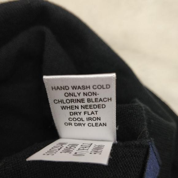 BR silk/cotton mock-neck sweater tie neck - Picture 7 of 8